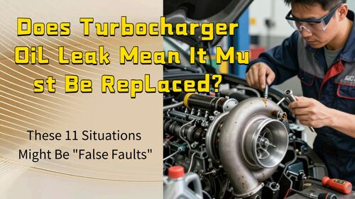 Latest company news about Does Turbocharger Oil Leak Mean It Must Be Replaced? Don't Panic! These 11 Situations Might Be 